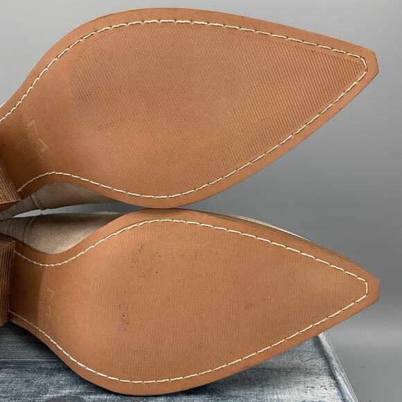 NEW Marc Fisher LTD Women’s Oshay Pointed Toe Bootie Tan Size 11M - Picture 10 of 10